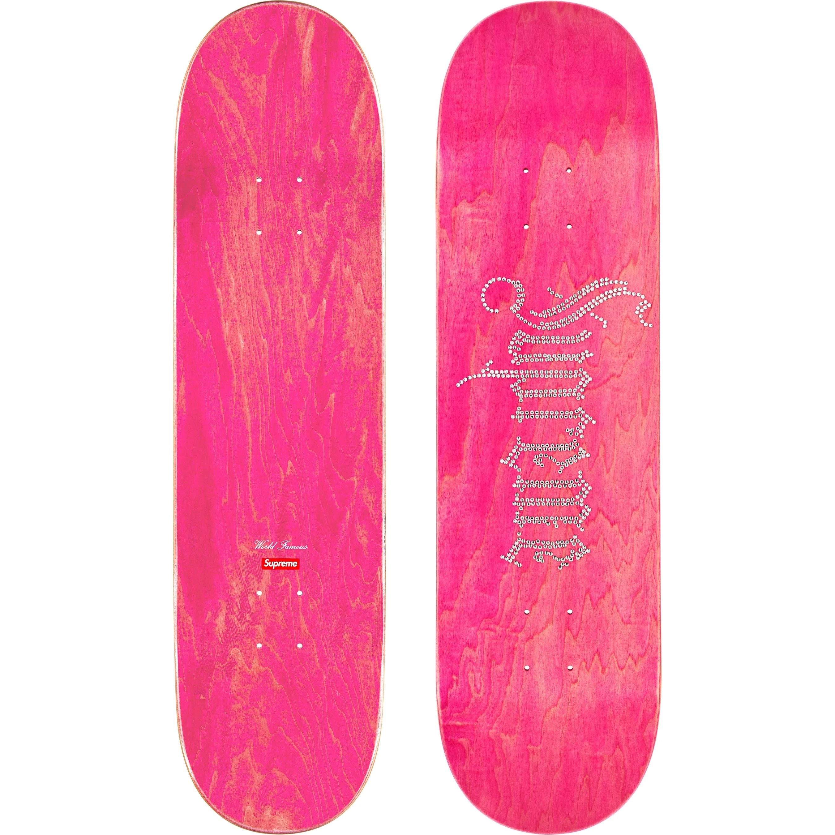 Rhinestone Skateboard view 2